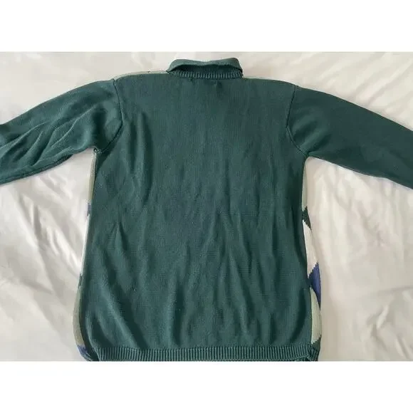 Vtg. Alfred Dunner Green Sweater SZ M - Picture 4 of 6